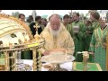 Патриарх Кирилл совершил литургию в Дивеево