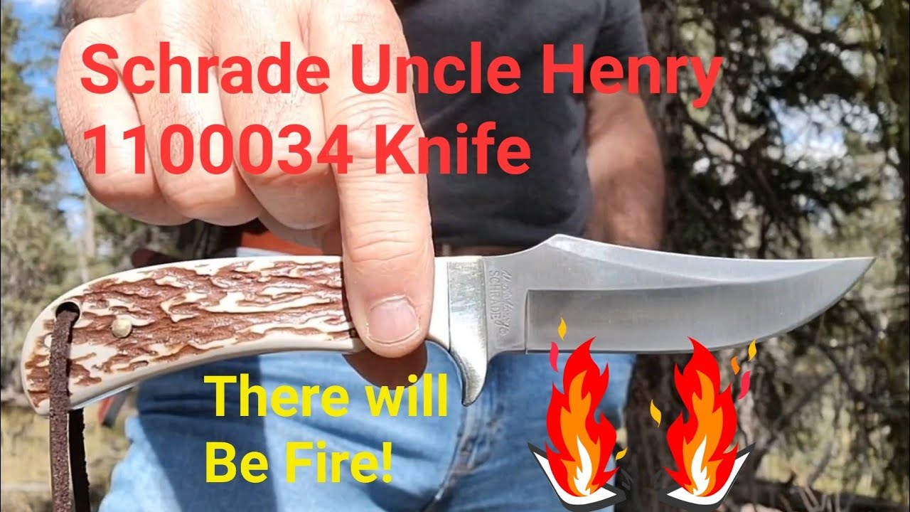 Schrade Uncle Henry 1100034 Skinner Knife Review and