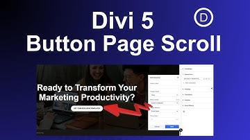 Divi 5: Easy Scroll Button Tutorial (New Method!)