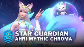 Star Guardian Ahri Mythic Chroma Wild Rift Skin Spotlight