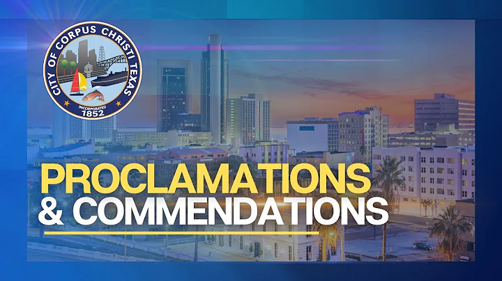 City of Corpus Christi | Proclamations & Commendations October 29, 2024