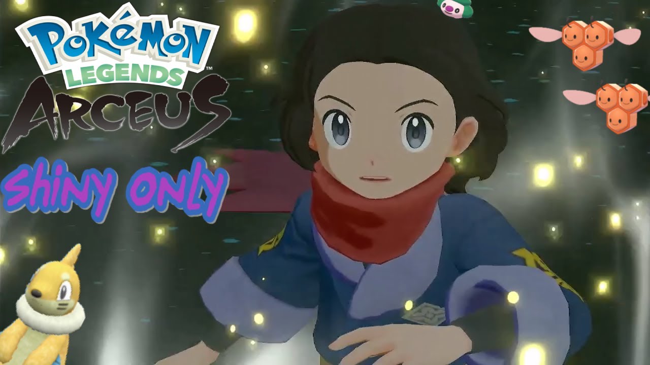 Beating Pokemon Legends Arceus: Shiny Pokemon Only