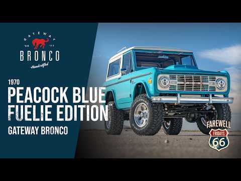 1970 Ford Bronco in Peacock Blue Powered by a 351 Windsor