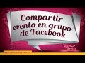 Compartir un evento en un grupo de Facebook desde el likepage
