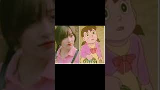 doramon cartoon and real