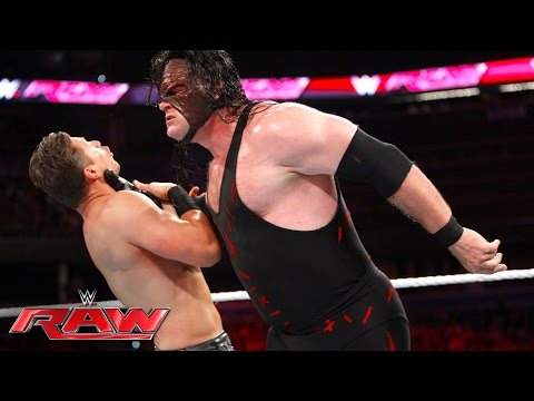 Demon Kane Vs The Miz Intercontinental Championship Match Raw June 27 2016