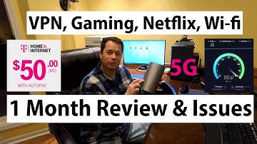 ✅ 1 Month Review T-Mobile 5G Home Internet - Pro & Cons - Speed Tests - Issues - Streaming - Gaming