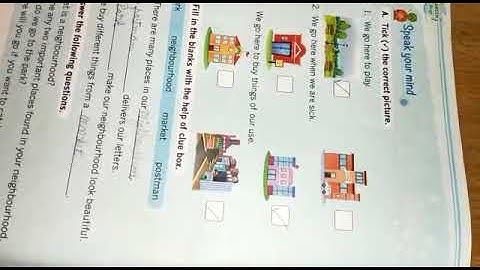 EVS Class-1 Chapter-9 In My City Part-2