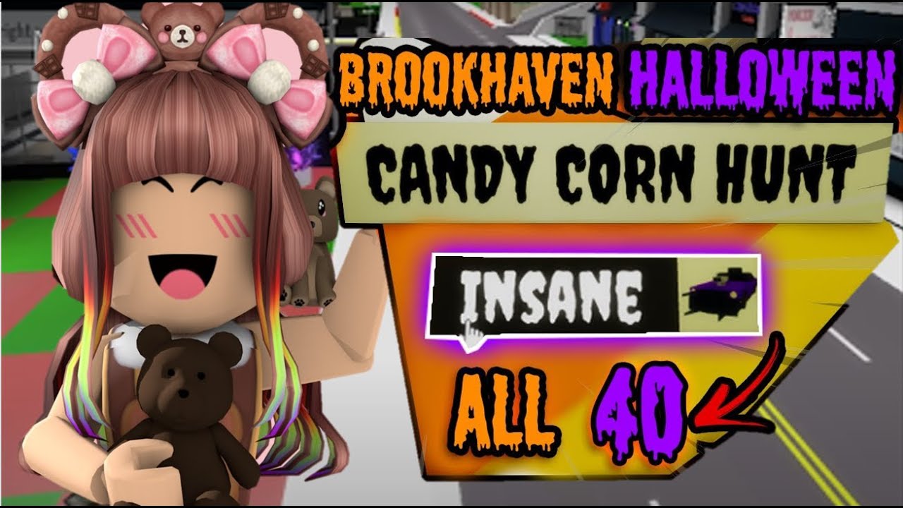 Roblox BrookHaven 🏡RP INSANE CANDY CORN HUNT GUIDE (All 40 Candy Corns