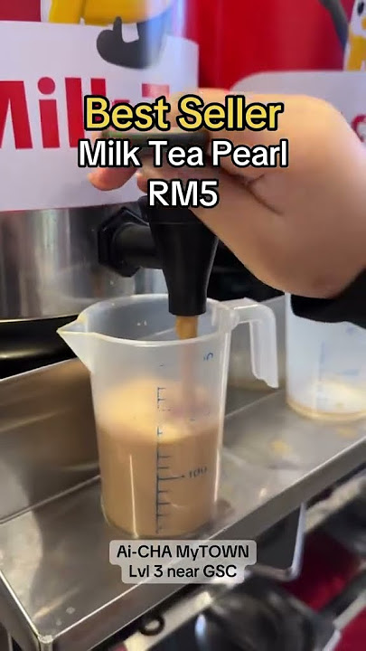 Best seller: Milk Tea Pearl #aicha #milktea #pearl #boba #bestseller