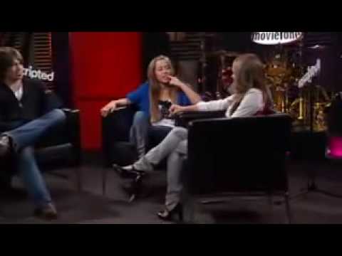 Miley Cyrus, Emily Osment and Billy Ray Cyrus Interview each other