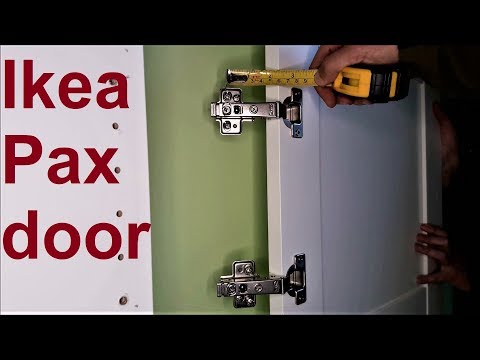 Ikea Pax wardrobe door - assembly and adjustment