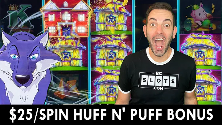 $25/Spin on HUFF N' PUFF Slot Machine at Live! Cas...