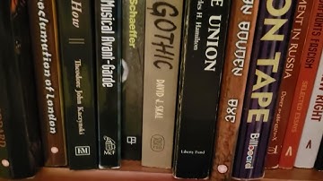 Bookshelf Video  # 1: Shelf A Row B