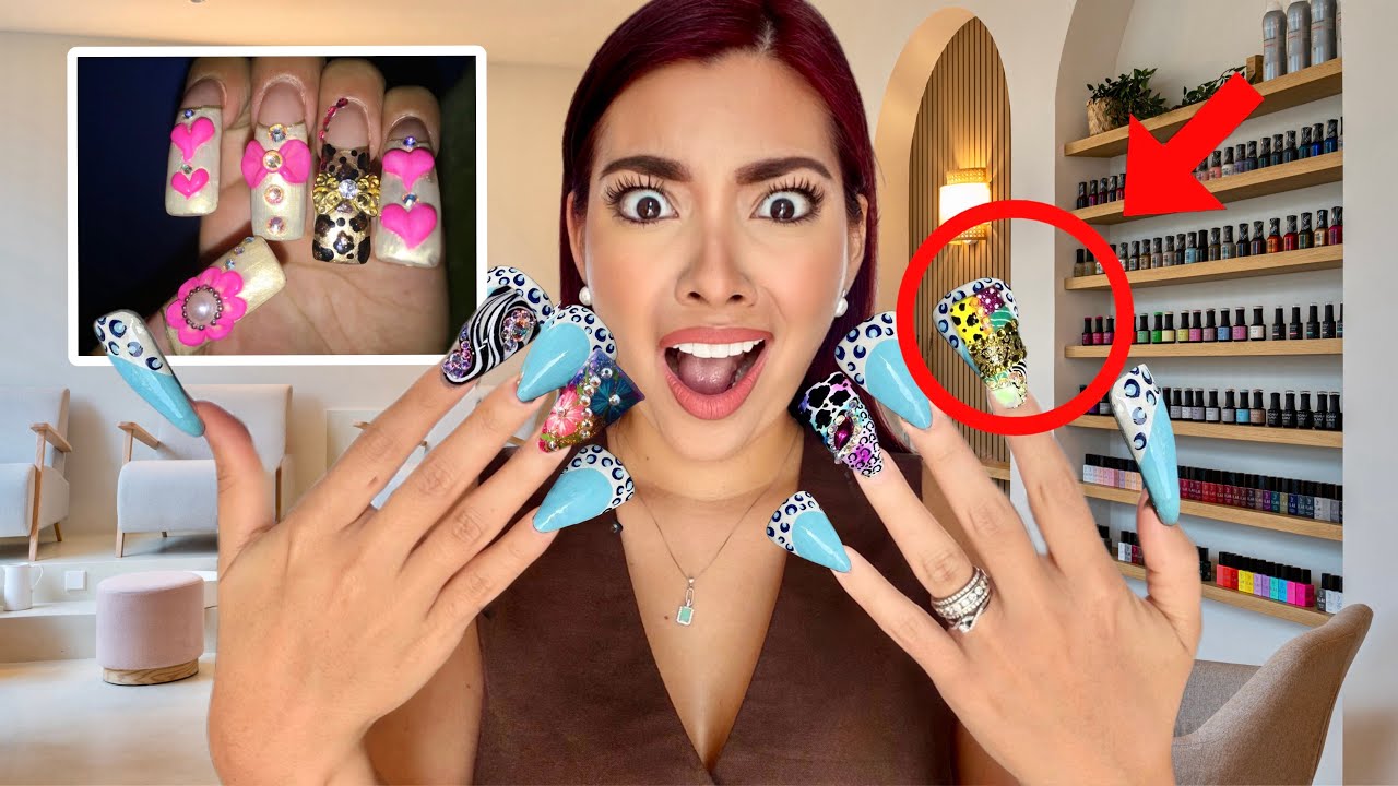 Muestro UÑAS HORRIBLES y pido que me las hagan ASÍ… EN 2026‼️😱💅🏻 | Rebeca Mendiola 