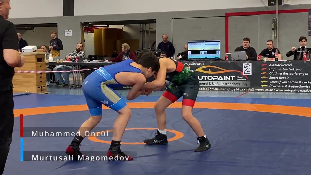 U12 Gr. Muhammed Öncül KSV Seeheim vs Murtusali Magomedov RSC Fulda #wrestling #ringen #борьба