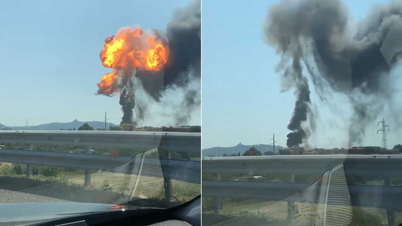 Video shows deadly explosion on highway in Italy