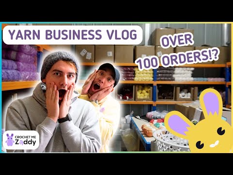 We released 13 new colours and this is how it went ✨ Zaddycrafts | Crochet + BTS Yarn business vlog