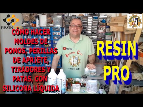 Cómo hacer MOLDES para resina epoxi FÁCIL y rápido con SILICONA LÍQUIDA de  #ResinPro (LIQUID MOLD) 