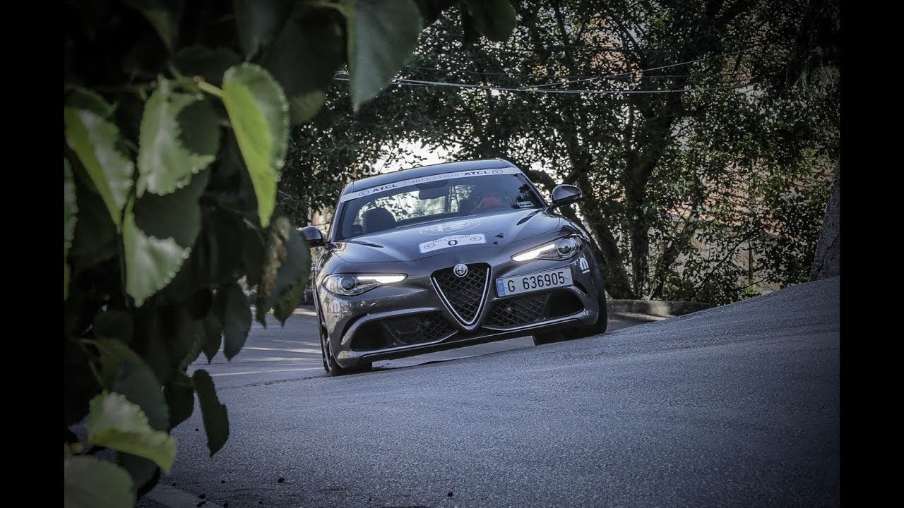 Nadim Mehanna Onboard the Giulia Q  نديم مهنا يفتتح الجولة الثانية من بطولة لبنان لتسلّق الهضبة