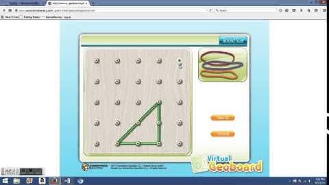 Using an Online Geoboard for Kids