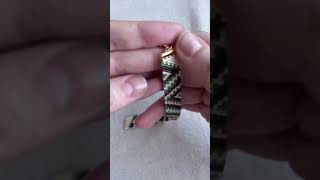 Miyuki seed beads bracelet #handmadejewelry #miyukibracelet #diy #diycrafts