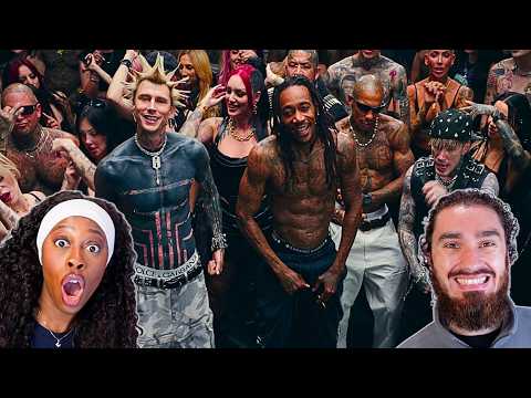 Reacting to mgk, Wiz Khalifa - everything tatted (Official Video)😱