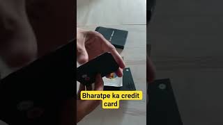 Bharatpe credit card ki unboxing #creditcard #unboxing #viralvideo #automobile #2050