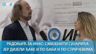 Ин4С Радоњић За Ин4С Смијенити Сијарића Јер Дијели Ђаке И По Баби И По Стричевима