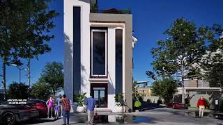 Modern Office Building  Twinmotion 2026 1 Lumen Cinematic Animation  Archicad 28  4K