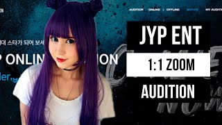 Прослушивание 1 на 1 для JYP Entertainment: Как проходит Zoom прослушивание | StoryTime