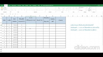 Microsoft Excel การคำนวณค่า OT
