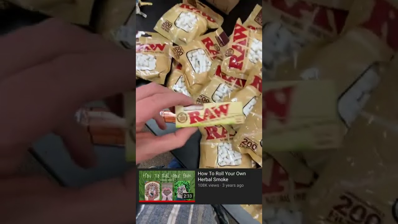 How To Roll Your Own Herbal Smoke