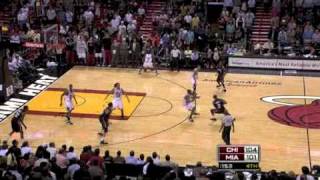 Dwyane Wade highlights versus Chicago Bulls 3/9/09