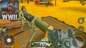 Call of Army WW2 Shooter Gam‪e - Gameplay (Android, iOS)