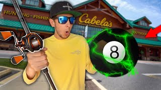 I let a MAGIC 8 BALL choose my FISHING LURES!! (Fishing Challenge)