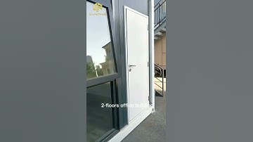 On site shooting of plat packed container house