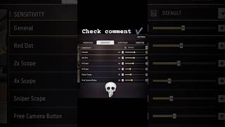 Free fire best sensitivity😮‍💨