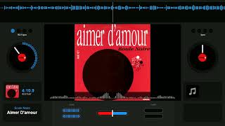 Boule Noire Aimer D'amour 1990 Vinyl Maxi 45 RPM Label Carrere France