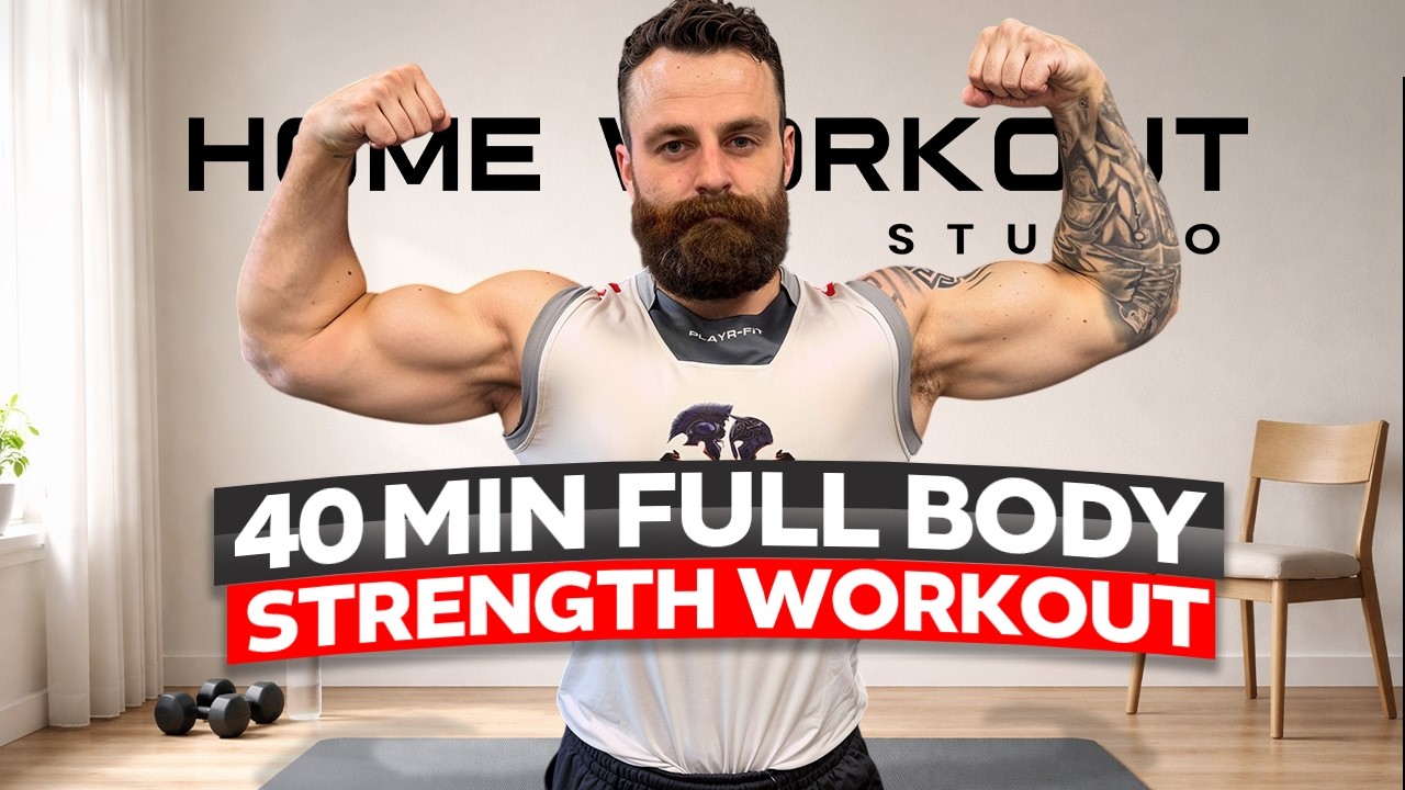 40 Minute Dumbbell Muscle Building | Full Body Workout 💪 - YouTube
