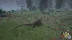~Isla Sorna: Site B~ Server - Allosaurus stealing a kill (The Isle)