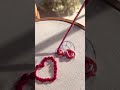 heart design embroidery❤🧵#shortsfeed#trending#explorepage#embroiderypatterns#viralvideo#art#handwork