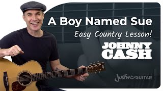 A Boy Named Sue Easy Guitar Lesson | Johnny Cash screenshot 3