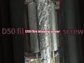 D50PE Blown Film Screw Demonstration #plastic #machine #screw #cnc #high #factory #precision