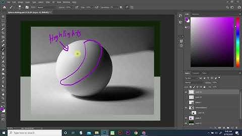 Sphere Shading in Photoshop - part 1