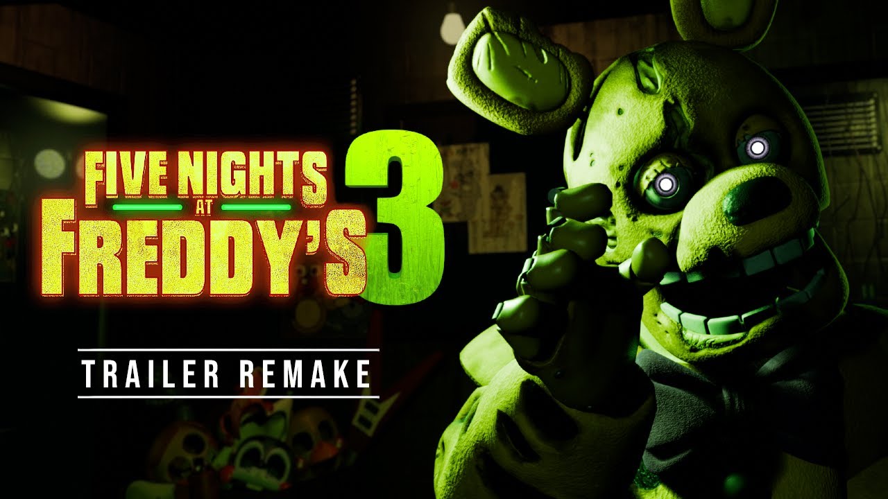 Five Nights at Freddy's 3 Trailer Movie Style - YouTube