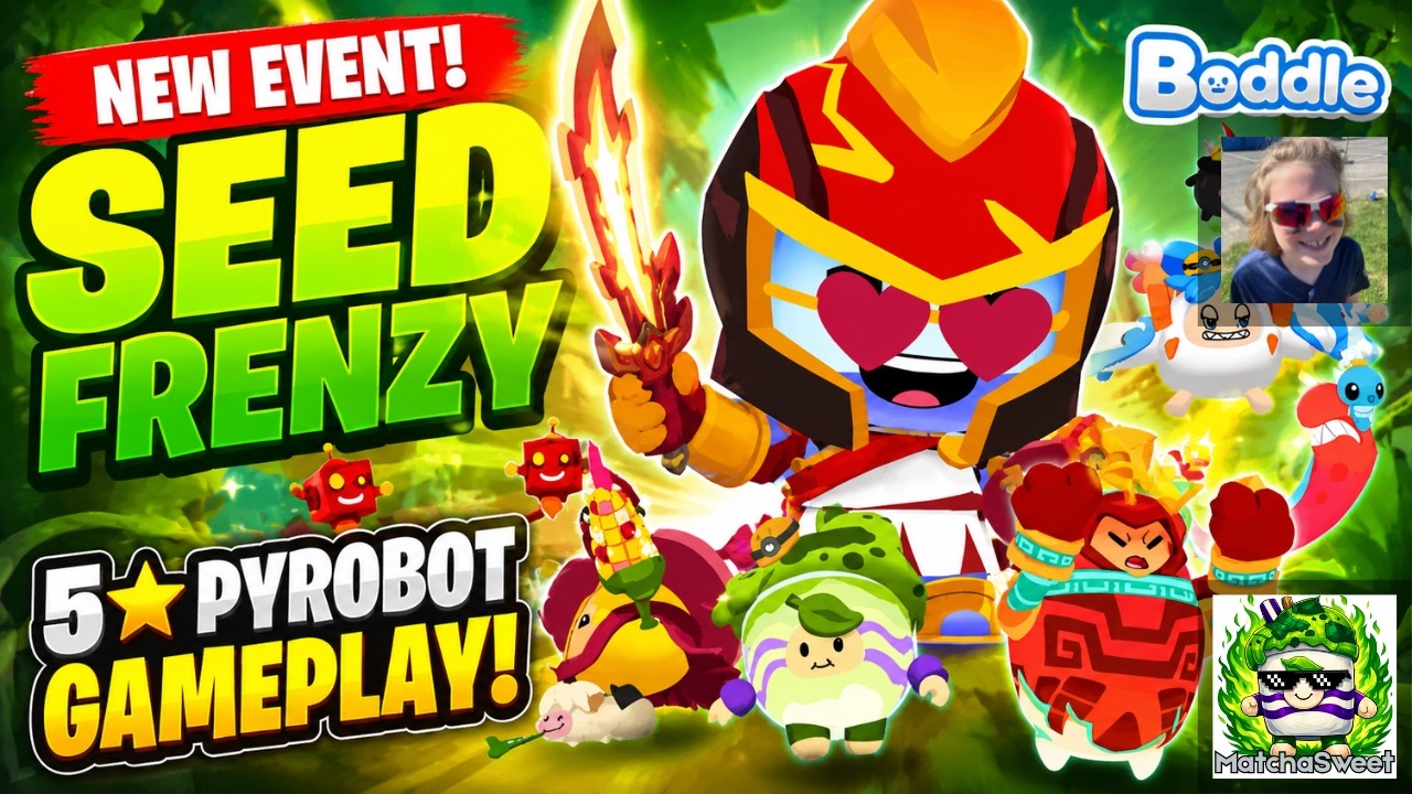 Pyrobot Boddle NEW SEED FRENZY EVENT IS INSANE!!! 😱 5⭐ PYROBOT GAMEPLAY IN BODDLE ...