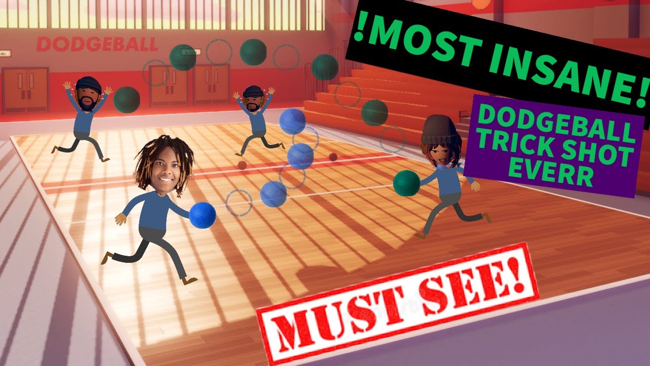Rec Room Best Dodgeball Trick Shot Ever YouTube