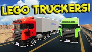 LEGO DIESEL TRUCK DRIVERS FIND ALIENS!? - Brick Rigs Roleplay Gameplay - Lego City Truck Simulator screenshot 5