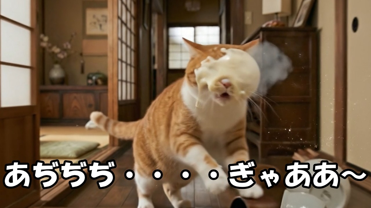 【猫舌あるある】おいしいおでんが食べたいだけなのに！Ai cat もうもうくん 顔が先に食べちゃった！？ #61話